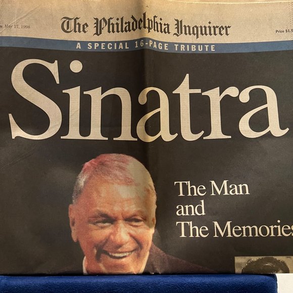 The Philadelphia Inquirer Frank Sinatra May 17, 1998 Special 16 Page Tribute - Picture 1 of 4